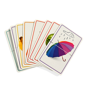 Fabriek Op Maat Papier <span class=keywords><strong>Flash</strong></span> Kaarten Dieren Thema Dagelijkse Benodigdheden Engels Woord <span class=keywords><strong>Flash</strong></span> Kaarten Voor Kinderen Educatief - Product Image 4