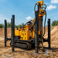 Foreuse rotative industrielle diesel Feiyang QY-350, équipement de forage de roche DTH, foreuse minière portable, profondeur max. 300m