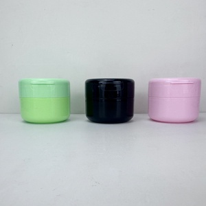 Wholesale 10g 20g 30g 50g 100g Yellow Pink White Lip Balm Scrub Container Empty PP Plastic Cosmetic <b>Eye</b> Face Cream Jar with Lid - Product Image 2