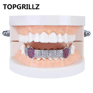 เพชร CZ grillz เต็มปูไมโคร - Product Image 1