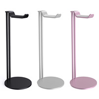 Support d'écouteurs en aluminium avec barre de support