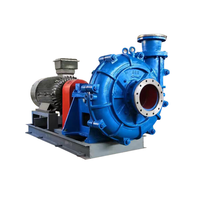 Pompa Lumpur Horizontal Zj Paduan Kromium Tinggi dari Produsen, Pompa Pasir Aliran Besar dengan 30hp, Dapat Disesuaikan OEM