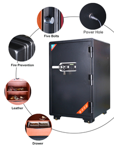 Nhiệm vụ nặng nề tùy chỉnh xem Winder an toàn hộp sang trọng điện tử kỹ thuật số vân tay chống cháy an toàn với xem Winder - Product Image 2