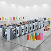 Machine d'impression flexographique automatique de haute qualité, 4 à 8 couleurs, pour sacs en papier, étiquettes et imprimantes papier (certifiée CE)