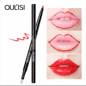 Crayon à lèvres double embout automatique waterproof bio pour un look naturel avec logo personnalisé - Product Image 3
