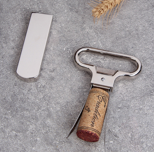 Vieux couteau à vin ouvre-<span class=keywords><strong>bouteille</strong></span> tire-bouchon créatif ouvre-bouchon Portable lève-bouchon avec étui de rangement - Product Image 3