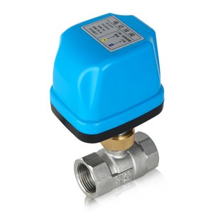 Válvula moduladora automática de <span class=keywords><strong>3</strong></span> vías con actuador eléctrico de 12V CC, válvula de bola operada por motor DN50 para sistemas de tratamiento de agua - Product Image 4