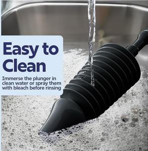 Disotturatore <span class=keywords><strong>Professionale</strong></span> a Soffietto per WC, Resistente, ad Alta Pressione, Rimuove Ogni Tipo di Ostruzione in Bagno e Cucina - Product Image 5