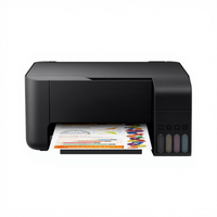 Printer Inkjet Otomatis 4 Warna L3258 A4 Sublimasi Digital Nirkabel dengan Hot Key Plate untuk Kertas Flatbed, Cocok untuk Pemasaran
