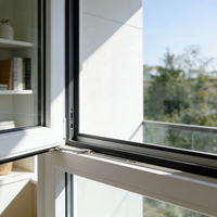 Ventanas Aislantes de Doble Vidrio Resistentes a Huracanes para Uso Comercial y Residencial Kalaishi, Sistema de Apertura Interior