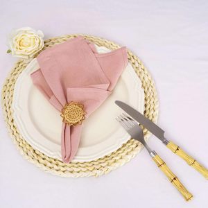 Cotton Sang Trọng Xách Tay Tái Sử Dụng Tùy Chỉnh Khăn Ăn Bàn Ăn Khăn Ăn Vải Cho Đảng Và Lễ Hội Trang Trí - Product Image 3