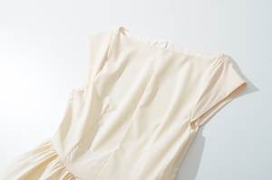 เสิ่นจูเดรสผ้าชีฟองลำลองหรูหราสำหรับผู้หญิงสไตล์ปาร์ตี้คอกลมมีลวดลายสี<span class=keywords><strong>พื้น</strong></span>สำหรับฤดูร้อน - Product Image 5