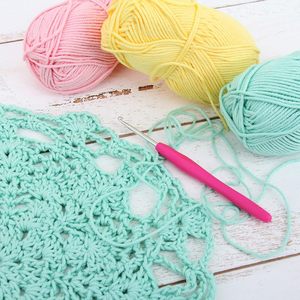 Hilo de Algodón para Bebés, Hilo Tejido a Mano, Agujas de Ganchillo, Cuerdas, Adecuado para Tejer para Mujeres y Niños - Product Image 2