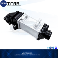 TCRB Turboaufgeladener Ladeluftkühler 04B145749K für Audi A1 SEAT IBIZA Skoda FABIA RAPID VW Polo