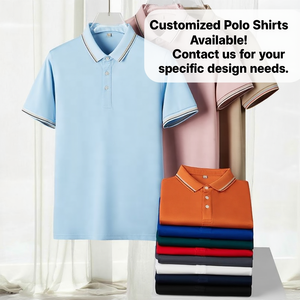 Polo de Golf de Algodón 100% al Por Mayor con Logo Impreso Personalizado, Camiseta Polo Unisex Lisa de Alta Calidad y Transpirable - Product Image 3