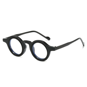 Mode ins 2025 tendance ronde anti lumière bleue lunettes femmes hommes personnalisé propre logo classique rétro petites montures <span class=keywords><strong>de</strong></span> lunettes - Product Image 4