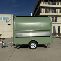 Food Truck Entièrement Équipé, Stand Alimentaire Mobile, Remorque de Restauration Mobile avec Cuisine Complète pour Franchises et Événements.