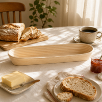 Panier de levage pour boulangerie, vente en gros, OEM, logo personnalisé, paniers ronds et ovales pour programmes de marque privée