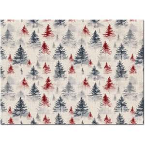 Alfombra de bosque de Navidad bohemio Beige, alfombra antideslizante de invierno para árbol de Navidad para dormitorio, sala de estar, decoración del hogar en Stock, patrón de pasillo - Product Image 3