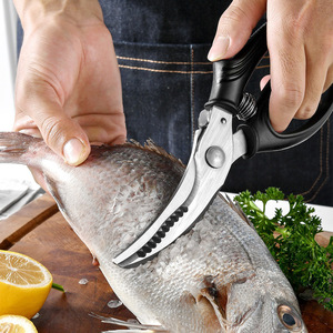 Tijeras para Aves de Corral, Tijeras de Cocina Resistentes a la Oxidación, Tijeras de Cocina de Alta Resistencia con Resorte para Deshuesar Pollo - Product Image 4