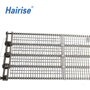 공항 컨베이어 벨트 롤러 Hairise 스테인레스 스틸 체인 구동 메쉬 벨트 - Product Image 4