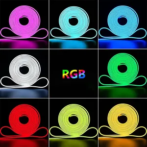 أضواء نيون <span class=keywords><strong>Led</strong></span> ذكية 12 فولت RGB واي فاي بلوتوث 5 متر مقاوم للماء شريط نيون <span class=keywords><strong>LED</strong></span> RGB قابلة للتغيير <span class=keywords><strong>Led</strong></span> غرفة في الهواء الطلق - Product Image 4