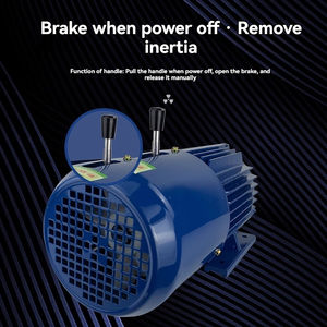 उच्च प्रदर्शन Yj विद्युत चुम्बकीय ब्रेक इलेक्ट्रिक मोटर इलेक्ट्रिक इंडक्शन मोटर्स - Product Image 4