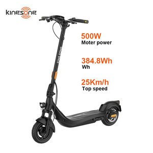 Patinete Eléctrico Plegable Económico para Adultos, 37V 500W, Potente, con Neumáticos de Aire de 10 Pulgadas y Suspensión Delantera y Trasera - Product Image 1