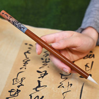 Pennello per Scrittura in Pelo di Martora Direttamente dal Produttore, Piccolo MOQ, Scatola in Velluto Personalizzata, Strumento per Copiatura di Scritture