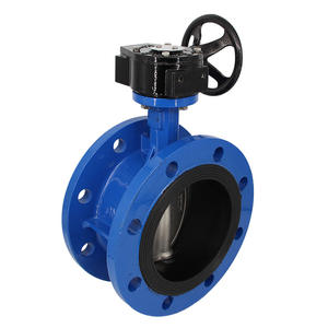 วาล์วผีเสื้อแบบแมนนวลเหล็กหล่อขึ้นรูปพร้อมซับยางล็อค ผลิตวาล์วแบบกังหัน - Product Image 5