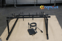 Support de montage triangulaire pour balcon extérieur en aluminium anodisé durable, solaire, plug-and-play, durée de vie de 25 ans, pour une présentation d'herbes aromatiques peu encombrante
