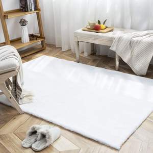<span class=keywords><strong>Tapis</strong></span> pelucheux en peau de mouton douce et blanche, moderne, poils longs, fausse fourrure, <span class=keywords><strong>tapis</strong></span> de laine en peluche, chambre à coucher, chevet, décor à la maison, <span class=keywords><strong>tapis</strong></span> de sol en polyester - Product Image 2