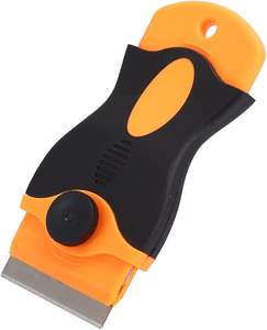 Cleaning Tool for Removing Labels <b>Stickers</b> <b>Decals</b> Paint Window Glass Scraper Tool Retractable Plastic Razor Blade Scraper - Product Image 5