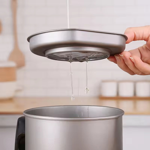 Pot de stockage d'huile anti-poussière pour cuisine avec filtre à mailles fines et couvercle passoire - Product Image 4