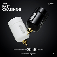 Mât de haute qualité Charge rapide Dragonhawk B1 Alimentation de batterie de tatouage sans fil 1500mAh