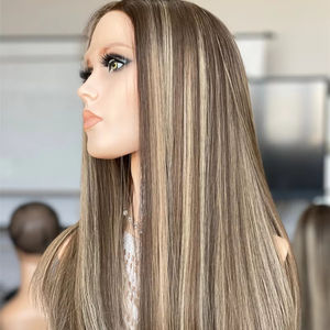 วิกผมชาวยิวติดลูกไม้ระดับ HD 100% ผมคนยุโรป2025ผมขี้อายดีไซน์หรูหรา - Product Image 1