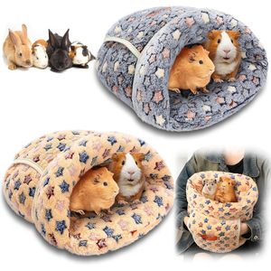 Rifugio Premium di porcellini d'India lavabile Bunny biancheria da letto portatile per trasportino per animali domestici nido caldo forniture per piccoli animali - Product Image 1