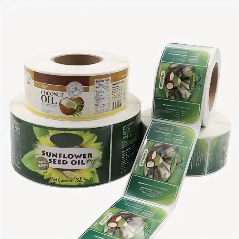 Customized Waterproof Bottle Labels, Adhesive Packaging Labels, Sticker Printing Manufacturers