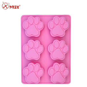 <span class=keywords><strong>Molde</strong></span> <span class=keywords><strong>de</strong></span> silicona con 6 cavidades <span class=keywords><strong>de</strong></span> huellas <span class=keywords><strong>de</strong></span> <span class=keywords><strong>perro</strong></span> y Pata <span class=keywords><strong>de</strong></span> Gato para hornear pasteles, jabón hecho a mano - Product Image 3
