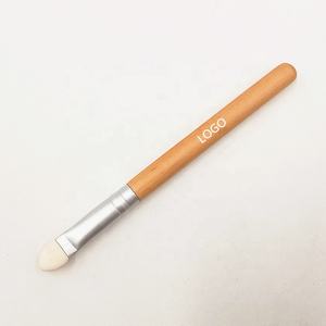 निजी लेबल प्रो नेत्र स्पंज Applicator के लिए महिलाओं शाकाहारी बांस संभाल स्पंज आँख छाया ब्रश - Product Image 4