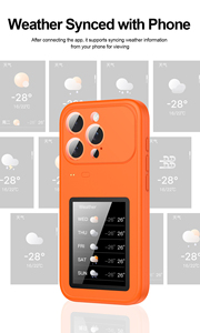 Custodia per telefono Gahoda Luxury 2027 NFC Smart con display E Ink, prodotti <span class=keywords><strong>di</strong></span> tendenza per <span class=keywords><strong>iPhone</strong></span> 15, 17, 16, 13, 14 Pro Max - Product Image 2