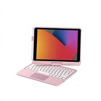 Étui clavier rotatif à 360° pour iPad avec pavé tactile et support pour stylet, compatible tablette iPad 9.7