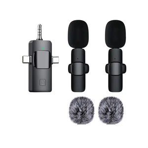 マルチデバイスワイヤレスマイクビデオ録画用K15 Lavalierマイク - Product Image 5