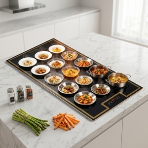 Plaque chauffante portable pour appareils de cuisine, avec contrôle tactile intelligent, de conception allemande, pour buffet, en fer, de qualité supérieure - Product Image 3