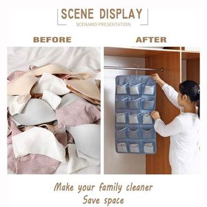 Organizador de Armario Colgante de Doble Cara, Multifuncional, Ecológico y Duradero, para Almacenamiento de Ropa, Ropa Interior, Sujetadores, Calcetines y Prendas de Vestir - Product Image 6