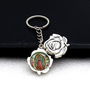 Fournisseur d'usine, vente en gros et au détail, porte-clés en métal, pendentif, cadre photo à ouverture et fermeture, bijoux créatifs, pendentif - Product Image 2