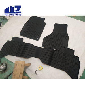 Set Karpet Anti Gores Terbaik untuk Off-road, Karpet Lantai Karet 4 Pintu, Karpet Mobil Tahan Air untuk RAM 1500 2013-2018 - Product Image 6
