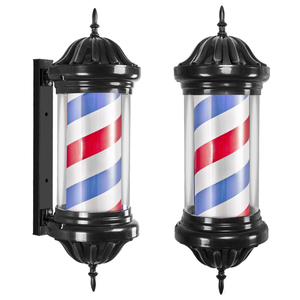 Bâtons de coiffure rotatif pour Salon de coiffure, 1 paire, 70cm, éclairage extérieur, signe imperméable, pour barbier - Product Image 2