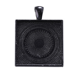 200 Cái/lốc 25Mm Vuông Cabochon Căn Cứ Cài Đặt Charms Mặt Dây Chuyền Làm Đồ Trang Sức Phát Hiện Thủ Công Bằng Tay Phụ Kiện - Product Image 6