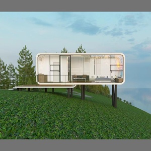 Casa Contenedor de Acero Expandible de Lujo de 20 pies y 40 pies, Oficina Móvil Tipo Cápsula con Instalación Rápida - Product Image 3